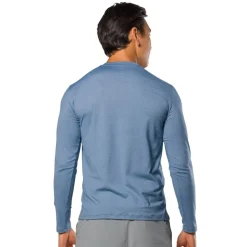 Fitness And Gym Tops*Nathan Dash L Sleeve in Blue
