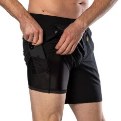 Fitness And Gym Shorts*Nathan Ess Shorts 7in in Black