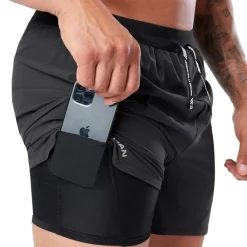 Fitness And Gym Shorts|Fitness And Gymwear*Nathan Front Shr 3.0 in Black