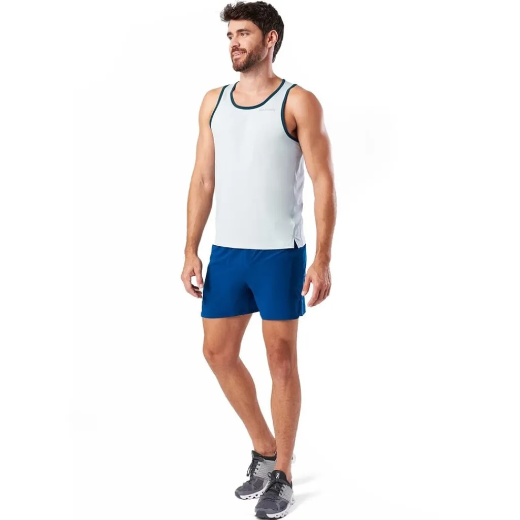 Fitness And Gym Tops*Nathan Sprinter Tank in White