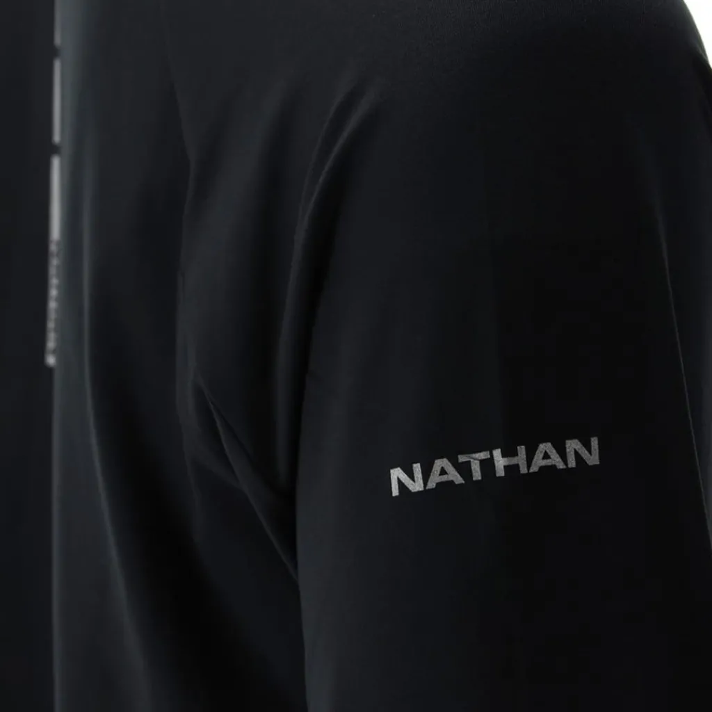 Fitness And Gymwear|Fitness And Gym Tops*Nathan Tempo Quarter Zip in Black