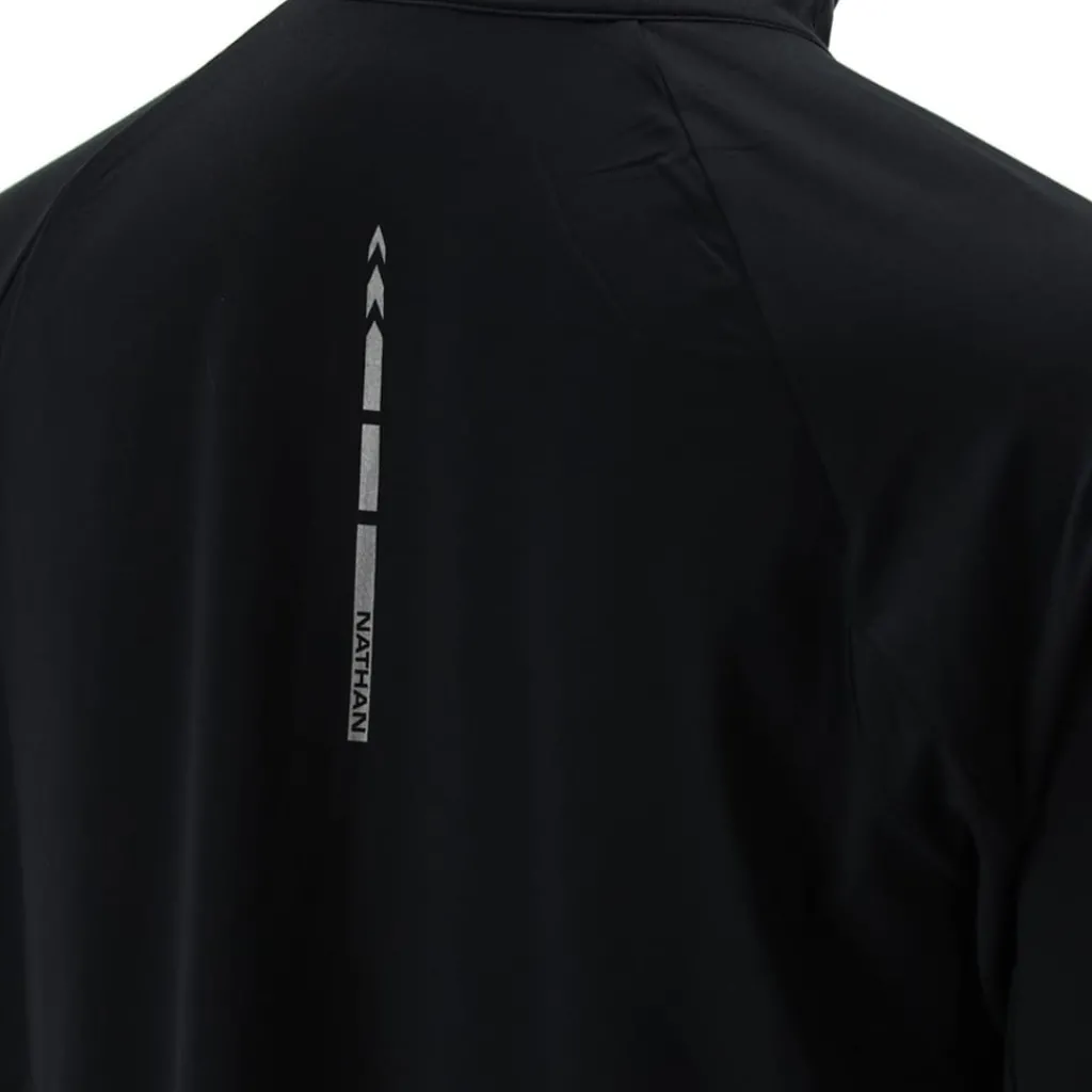 Fitness And Gymwear|Fitness And Gym Tops*Nathan Tempo Quarter Zip in Black