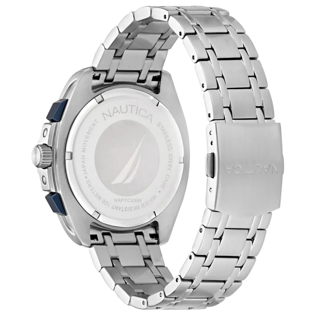 Jewellery-Watches*Nautica Dial Brclt in Silver
