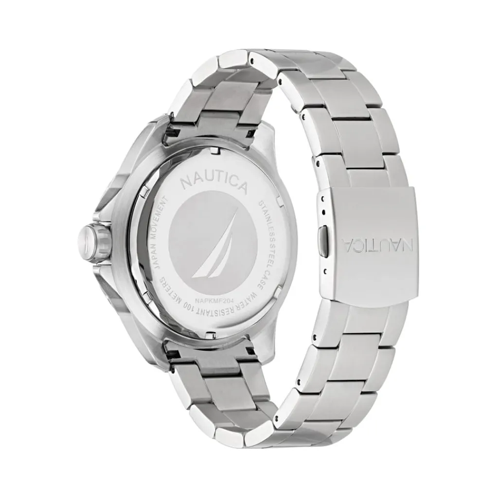 Jewellery-Watches*Nautica Dial Brclt in Silver