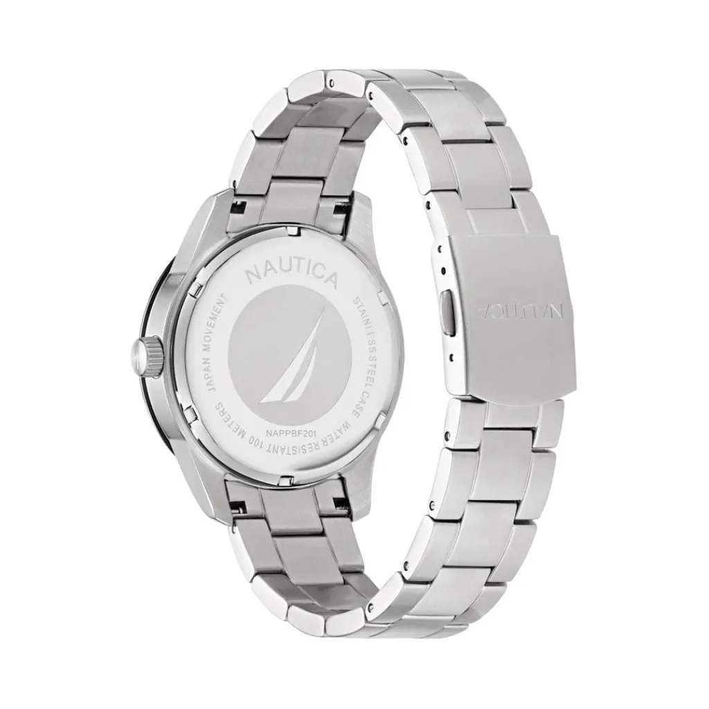 Jewellery-Watches*Nautica Dial Brclt in Silver