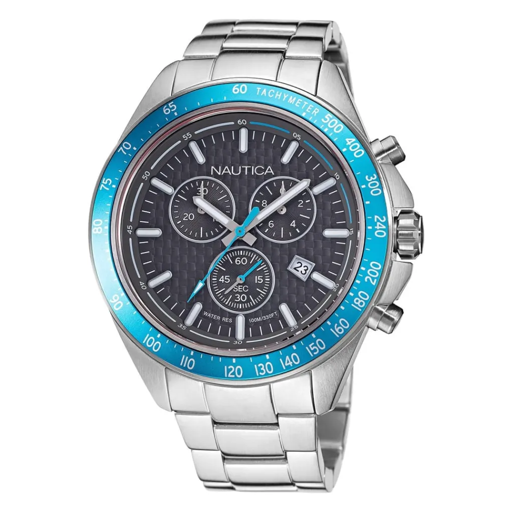 Jewellery-Watches*Nautica Dial Brclt in Silver