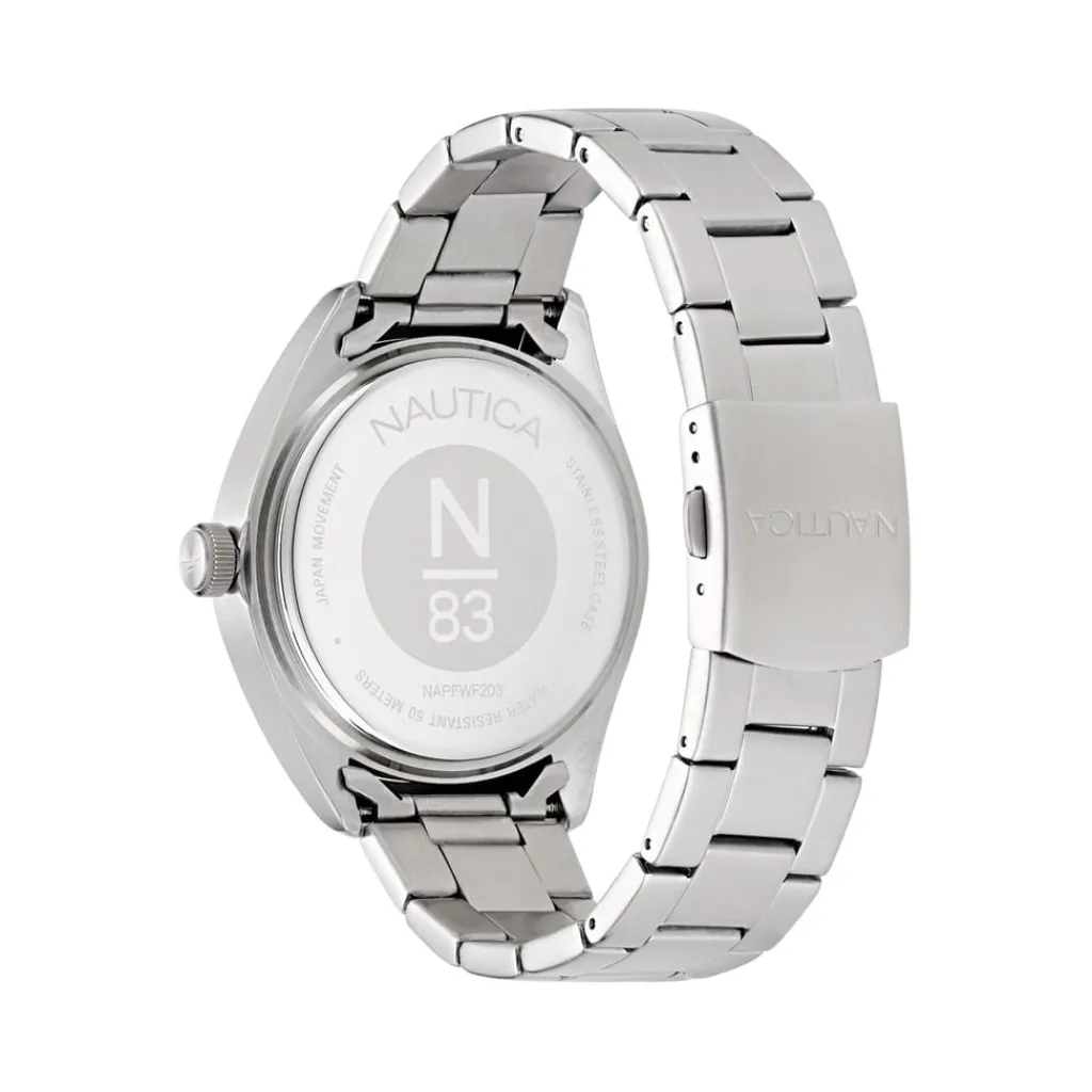 Jewellery-Watches*Nautica Dial Brclt in Silver