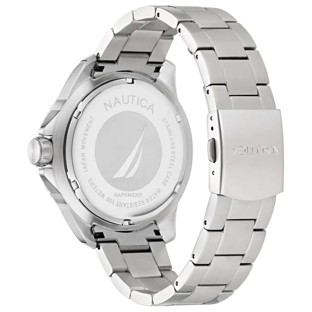 Jewellery-Watches*Nautica Dial Brclt in Silver
