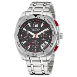 Jewellery-Watches*Nautica Dial Brclt in Silver
