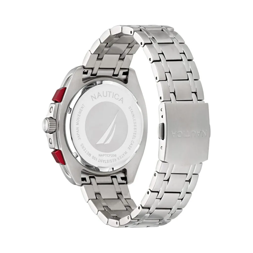 Jewellery-Watches*Nautica Dial Brclt in Silver