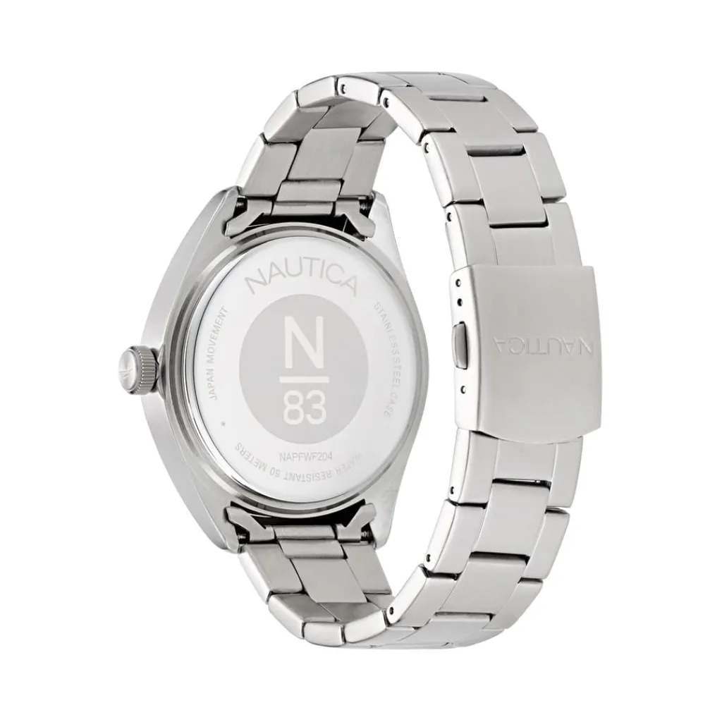 Jewellery-Watches*Nautica Dial Brclt in Silver