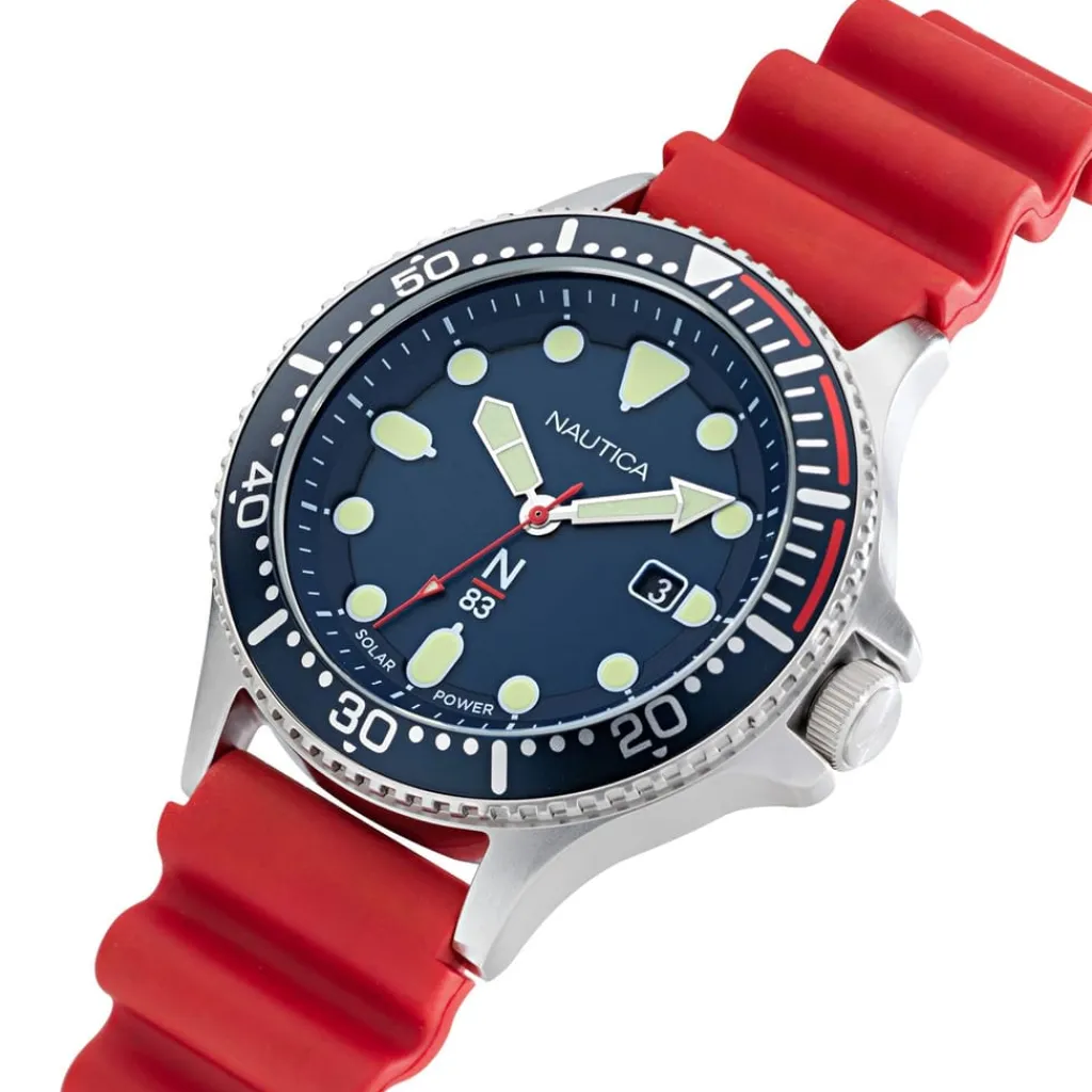 Jewellery-Watches*Nautica Dial Strap in Red