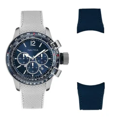 Jewellery-Watches*Nautica Dial Strap in White