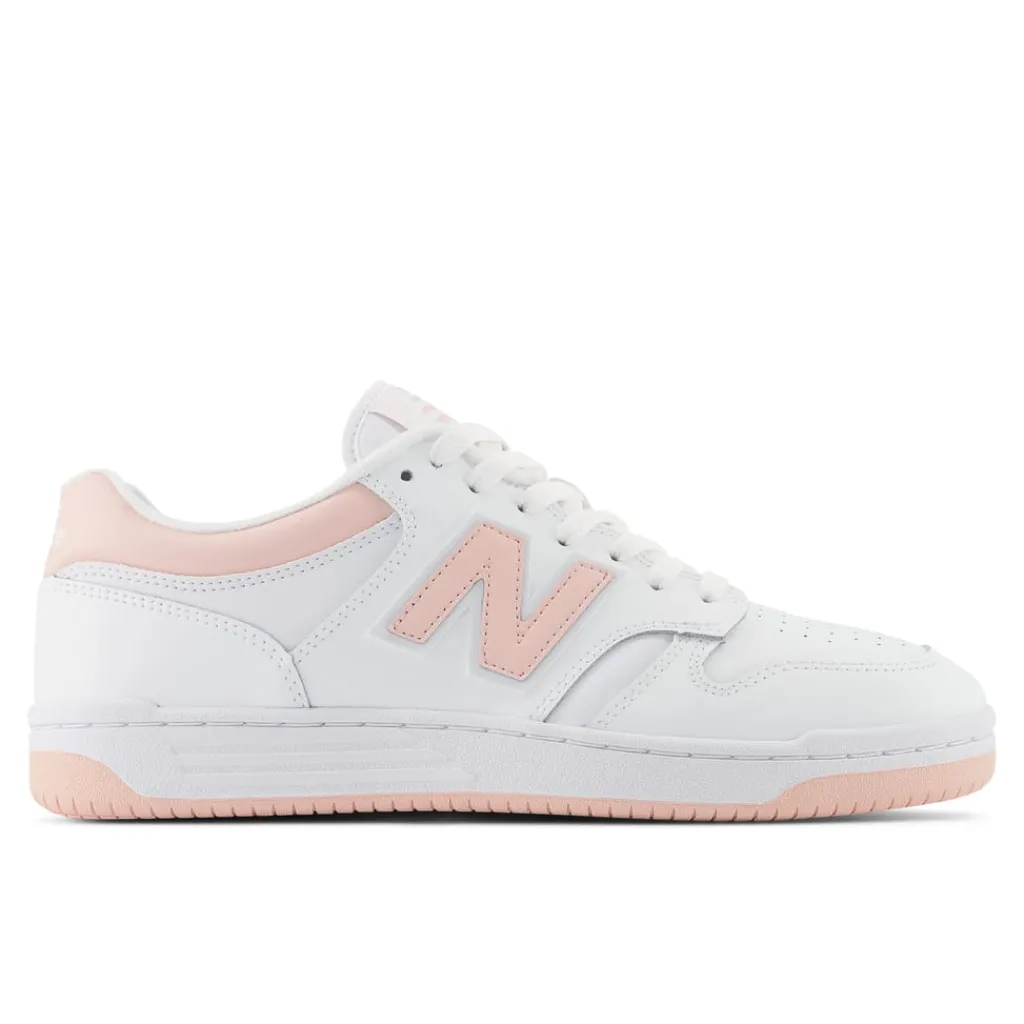 Footwear|Trainers*New Balance 480 Low Lace Up Trainers in White