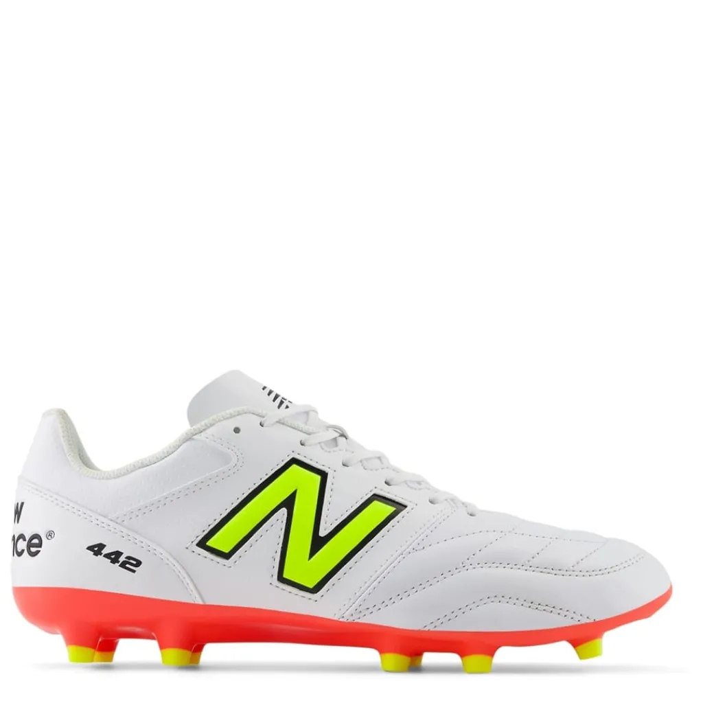 Football Boots*New Balance 442 V2 Firm Ground Football Boots in White