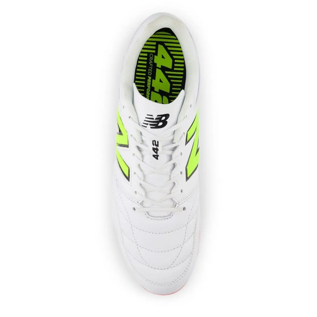 Football Boots*New Balance 442 V2 Firm Ground Football Boots in White