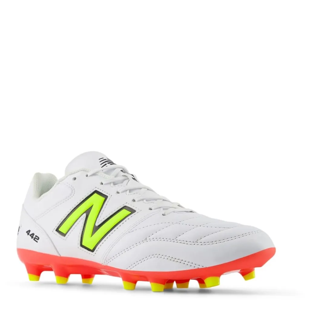 Football Boots*New Balance 442 V2 Firm Ground Football Boots in White