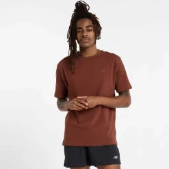 T-Shirts And Vests*New Balance Athletics Cotton T-Shirt in Brown