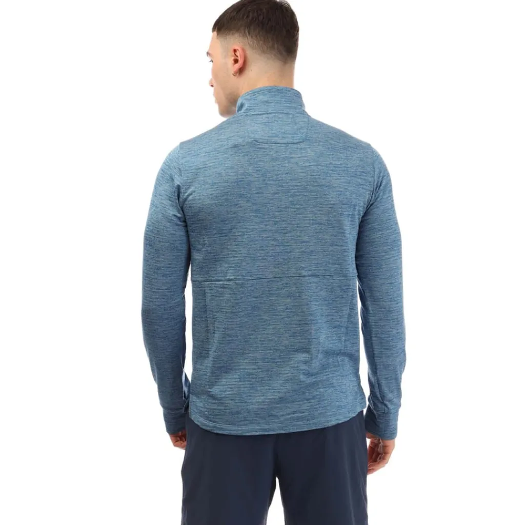Fitness And Gymwear*New Balance Athletics Heat Grid 1/2 Zip Top in Blue