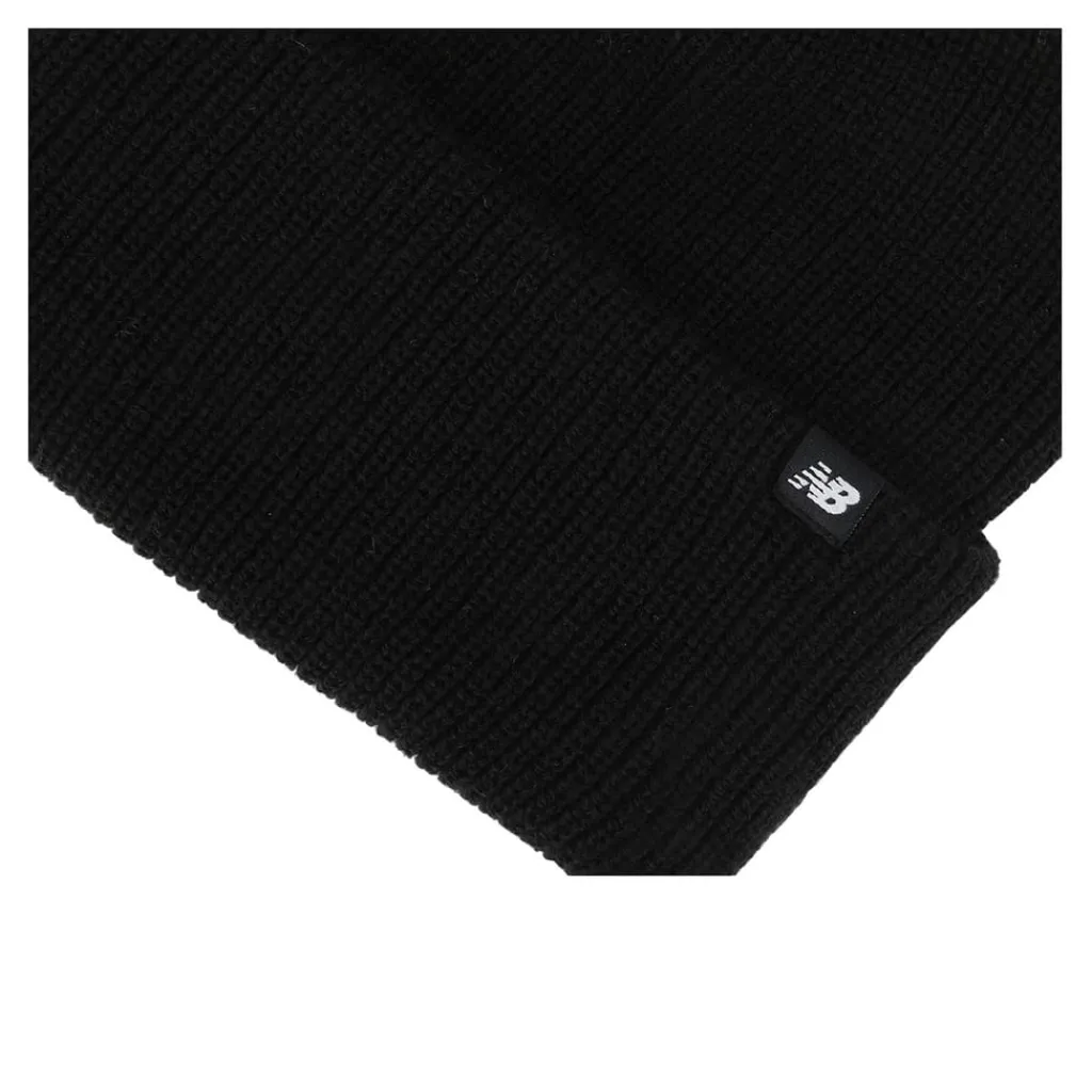 Caps-Hats*New Balance Balance Fisherman Beanie Bk Osz Beany Mens in Black