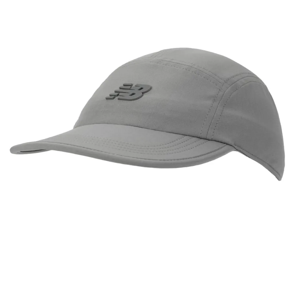Caps-Hats*New Balance Balance 5panel Perf Hat Sla Slate Osz Running Cap Mens in Grey