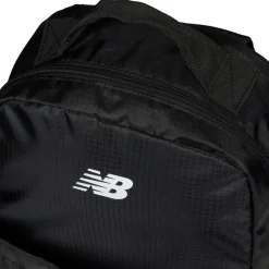 Bags*New Balance Black Essential Backpack with Logo in Black
