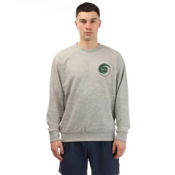 T-Shirts And Vests*New Balance French Terry Relaxed Globe Long Sleeve T-Shirt in Grey