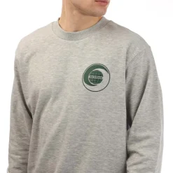 T-Shirts And Vests*New Balance French Terry Relaxed Globe Long Sleeve T-Shirt in Grey