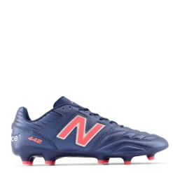 Football Boots*New Balance Mens 442 Academy Firm Ground Football Boots in Blue