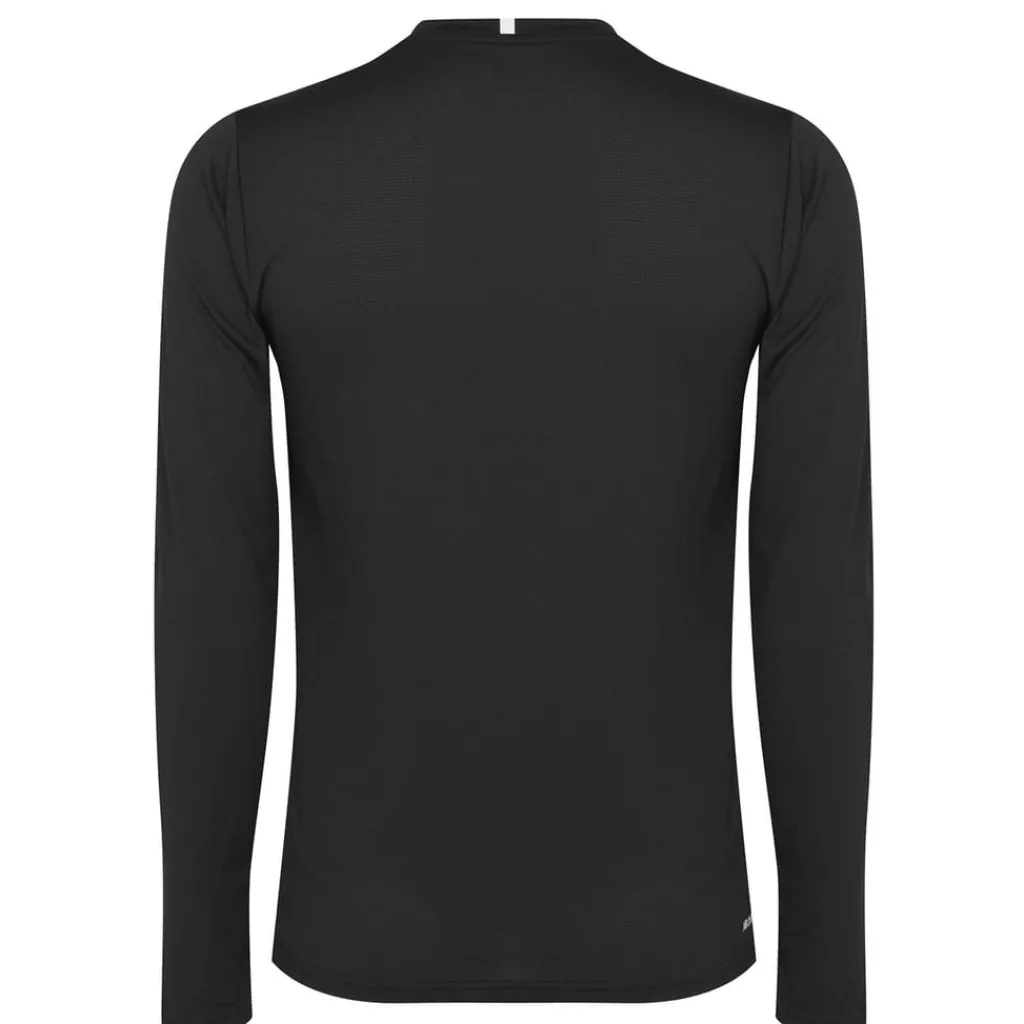 Fitness And Gymwear*New Balance Mens Balance Core Run Long Sleeve T-Shirt in Black