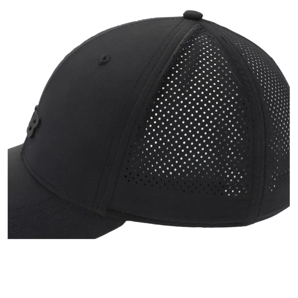 Caps-Hats*New Balance Mens Balance Trucker Bk Osz Cap in Black