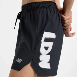Fitness And Gym Shorts*New Balance Mens Balance Rc Sh 5 Inch Bk Smal Running Shorts in Black