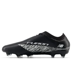Football Boots*New Balance Mens Furon V8 Firm Ground Football Boots in Black