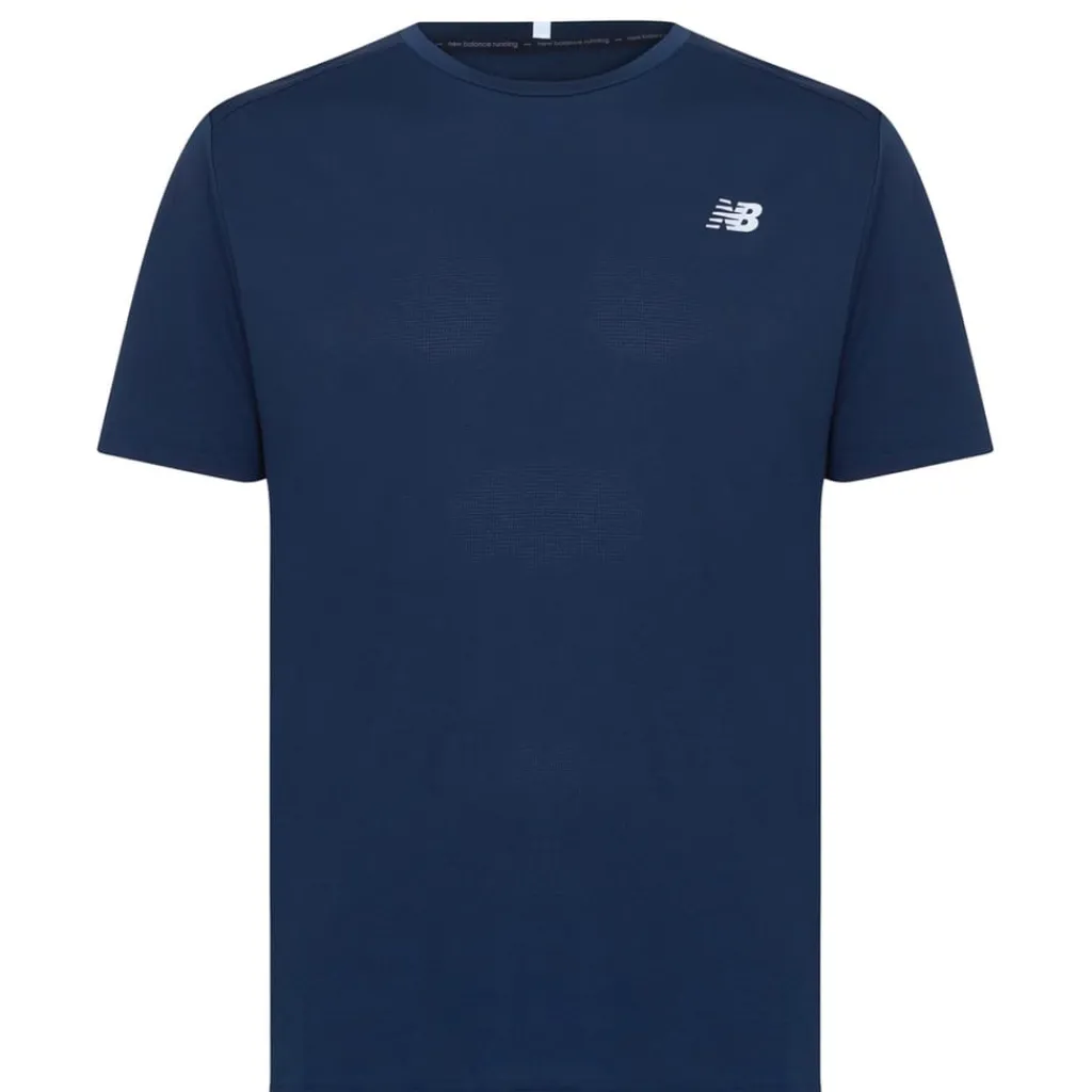 Fitness And Gymwear*New Balance Mens Running T-Shirt in Blue