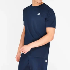 Fitness And Gymwear*New Balance Mens Running T-Shirt in Blue