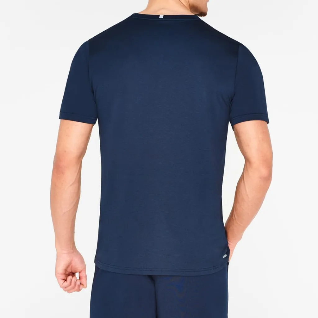 Fitness And Gymwear*New Balance Mens Running T-Shirt in Blue