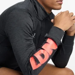 Fitness And Gym Tops*New Balance Mock Neck Slim Fit Athletic Top in Black