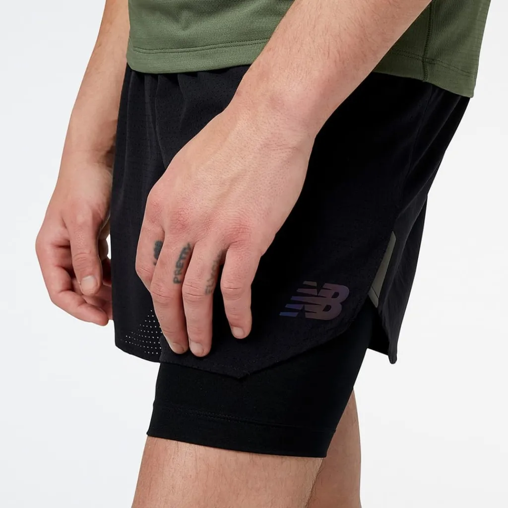 Fitness And Gym Shorts*New Balance Q Spd 5 in in Black