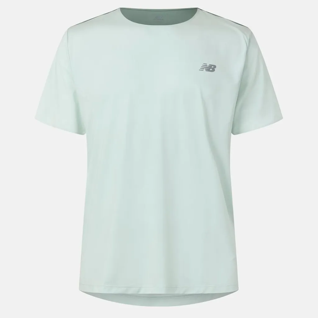 Fitness And Gym Tops|Fitness And Gymwear*New Balance Run Crew Neck Regular Fit Athletic Top in Green