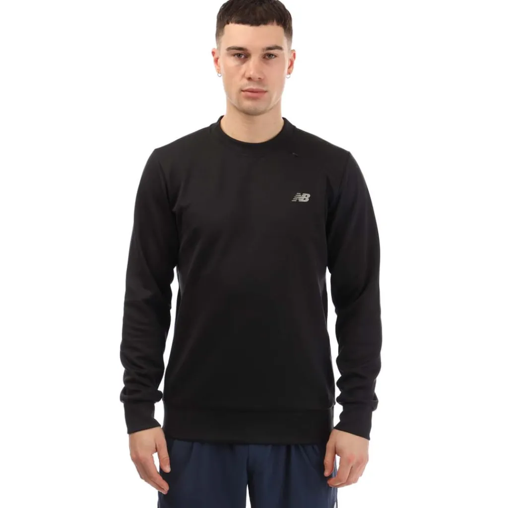 Fitness And Gymwear|Sweatshirts*New Balance Tech Knit Crewneck Sweatshirt in Black