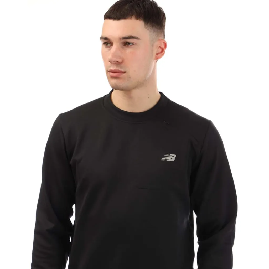 Fitness And Gymwear|Sweatshirts*New Balance Tech Knit Crewneck Sweatshirt in Black