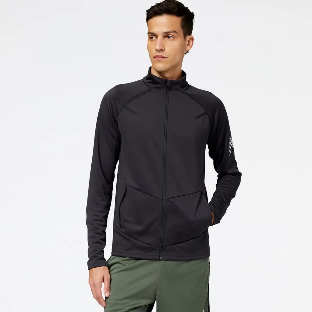 Coats And Jackets*New Balance Tenacity Football Training Track Jacket in Black