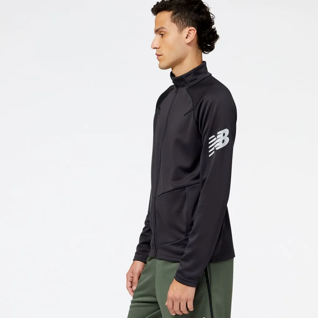 Coats And Jackets*New Balance Tenacity Football Training Track Jacket in Black