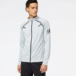 Coats And Jackets*New Balance Tenacity Football Training Track Jacket in White