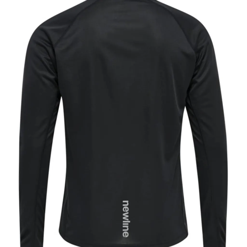 Fitness And Gym Tops*Newline Crew Neck Long Sleeve Regular Fit Tee in Black