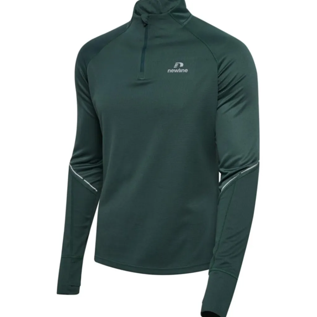 Fitness And Gymwear|Fitness And Gym Tops*Newline Power HalF-Zip in Green