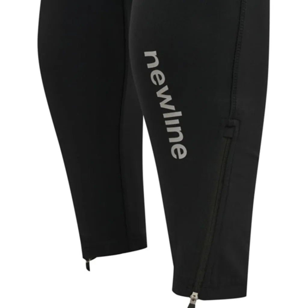Fitness And Gym Pants*Newline Warm Tights with Reflective Accent in Black