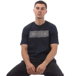 T-Shirts And Vests*NICCE Mens Alttio Logo T-Shirt in Navy