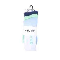 Underwear And Socks*NICCE Mens Brierfield 3 Sports Crew Socks in Blue green