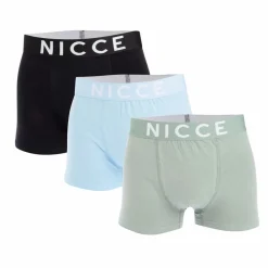 Gifts*NICCE Mens Jayden 3 Pack Boxer Shorts in Blue